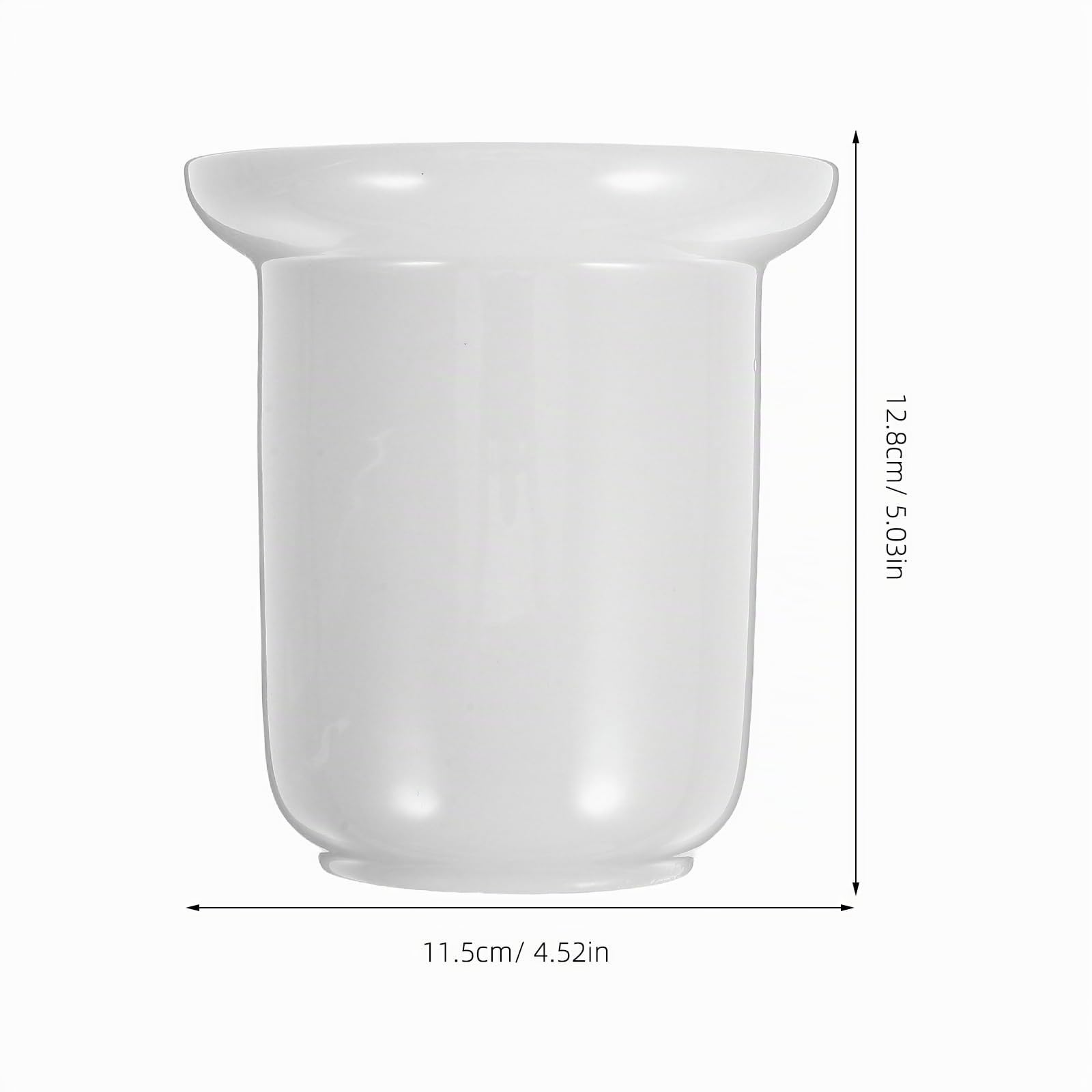 Cabilock Soporte De Cepillo para Inodoro con Acabado Mate Independiente Diseño Ergonómico para Limpieza De Baño Inodoros Fregaderos Y Bañeras En Hogar Y Espacios Públicos