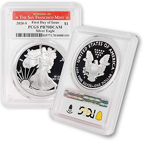 2020 S 1 oz Proof American Silver Eagle PR-70 Deep Cameo (The...