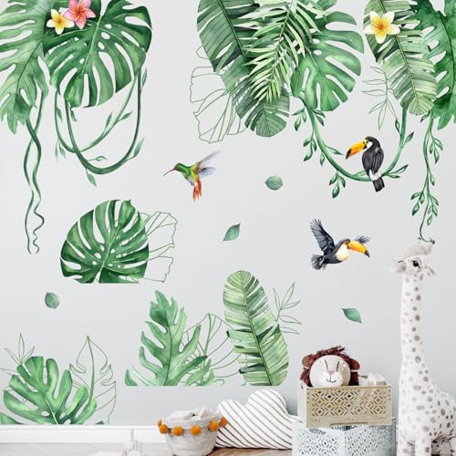 Vinilos Decorativos Mfault Plantas Tropicales 35x12 in miniatura 6