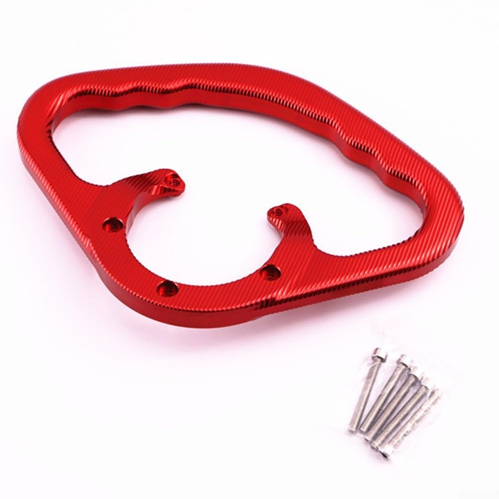 HpLive Maniglione per passeggero per moto in alluminio per Yamaha FZ1 FZ6 R1 R6 MT-07 per MT-09 XJ6 (rosso)