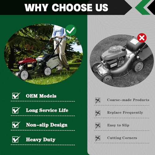 CheeMuii HRR216 Lawn Mower Wheel Quality Comparison