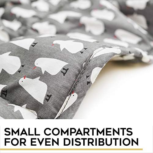 YnM Weighted Blanket — Heavy 100% Oeko-Tex Certified Cotton Material with Premium Glass Beads (Penguin, 36''x48'' 5lbs), Suit for One Person(~40lb) Use on Twin Bed