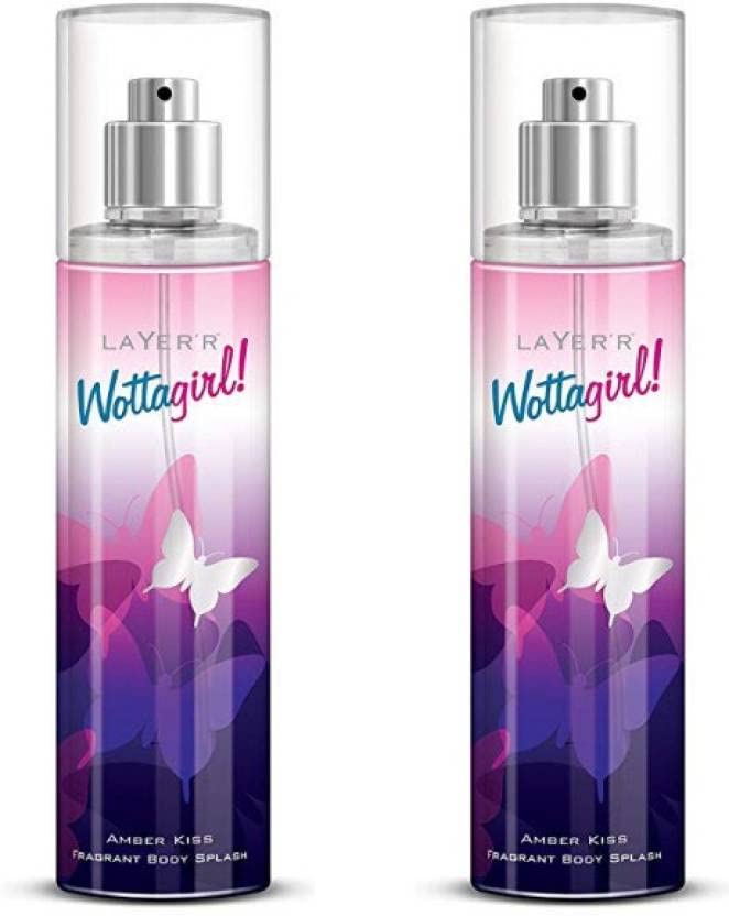LAYER'R AMBER KISS * 135ml each - AK1 Body Spray - For Women (270 ml, Pack of 2)-image-49