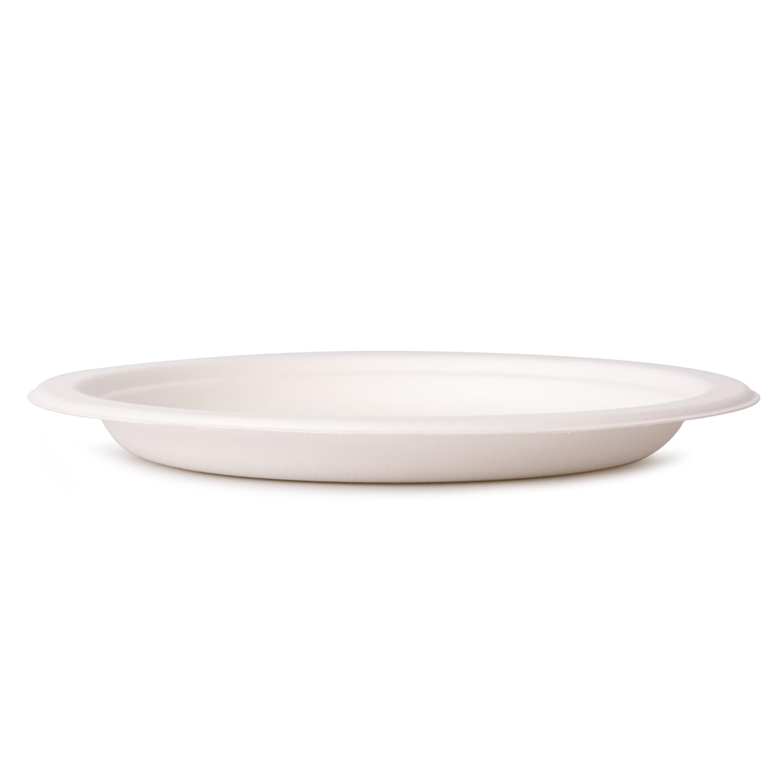 Eco-Friendly Sugarcane Plates - Pack of 25 -3 Eco-Friendly Sugarcane Plates - Pack of 25 -3