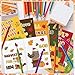 Fall Animal Theme Coloring Books for Kids - 24Pcs Bulk Autumn Christian Mini Coloring Booklet DIY Art Drawing Book with Squirrel Hedgehog for Toddlers Halloween Thanksgiving Party Goodie Bag Filler