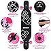 Slendor Longboard Skateboard 42 inch Drop Through Deck Complete Maple Cruiser Freestyle, Camber Concave