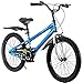 RoyalBaby Freestyle Kids Bike 20 Inch Wheel Bicycle Teens BMX with Dual Hand Brakes Kickstand Boys Girls Ages 6-10 Years, Blue