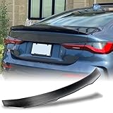 AeroBon Real Carbon Fiber Trunk Spoiler Compatible with 2021-2026 BMW 4 Series G22 Coupe and M4 G82 Coupe Spoiler (H Style) High Kick