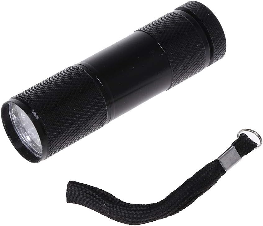 Detection 9 LED UV Flashlight Blacklight Torch Light Lamp New Flashlights