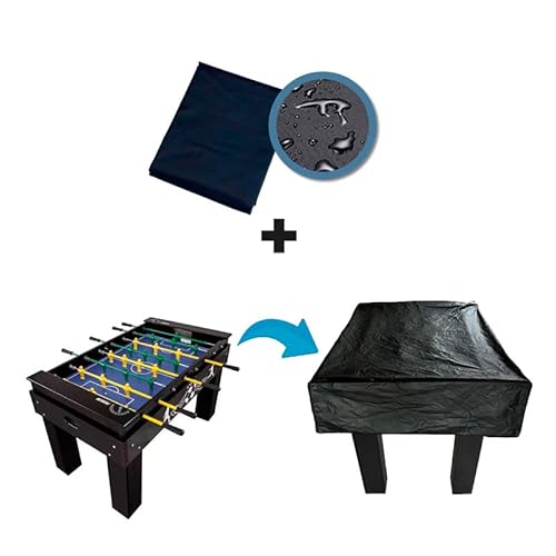 Mesa de Pebolim Totó Elite Preta KLOPF 1080 + Capa Impermeável