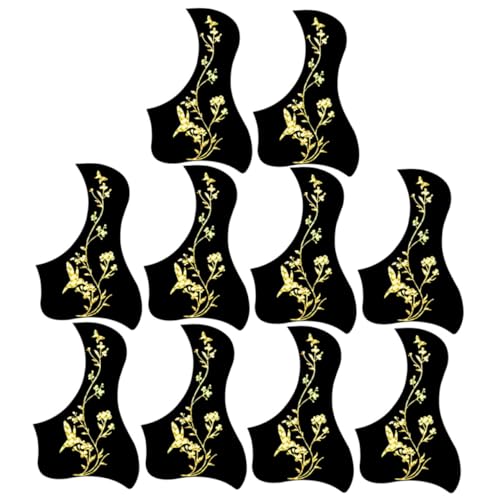 BESPORTBLE 10pcs Acoustic Guitar Pickguard Scratch Protective Plate for Guitars Stylish Quick Installation Durable