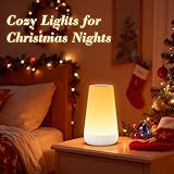 Auxmir LED Touch Night Light, 2500mAh Rechargeable LED Bedside Table Lamp with RGB Color Changing, Dimmable Brightness, Remote Control, Portable Lamp for Bedroom, Living Room, White - Image 10