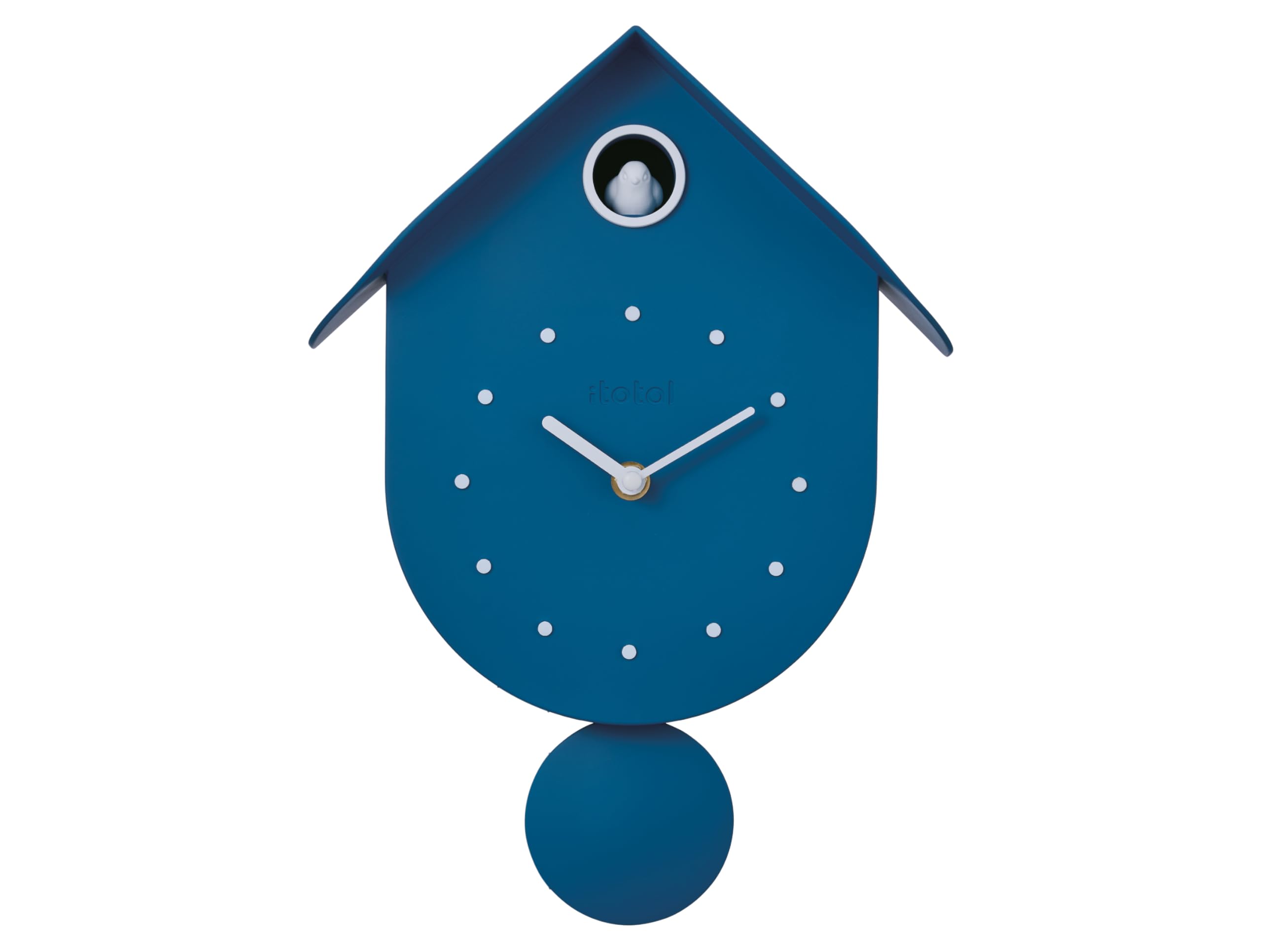 Reloj de cuco para hogar y cocina moderna I-TOTAL azul oceano