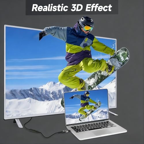 Adaptador Mini y Micro HDMI a HDMI 2.1 convertidor macho a hembra 8K 3D 6