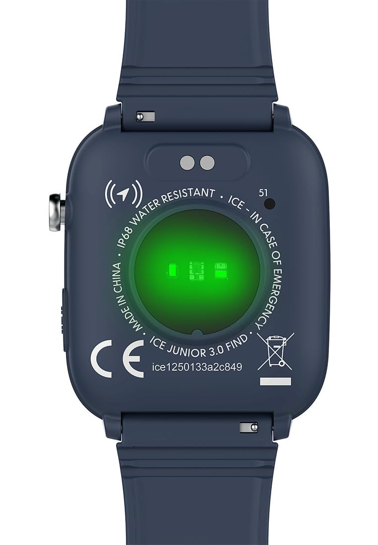 Ice-Watch - ICE smart junior 3.0 Find My - Geolokalisierbare Kinderuhr mit Silikonarmband (1,75 Zoll) - FIND MY-kompatibel, Ohne Abo und ohne SIM-Karte