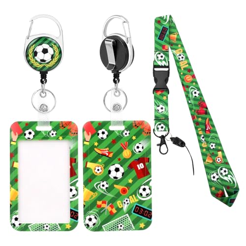 Porta Tarjetas Identificativas con Llavero Retractil, Tarjetero