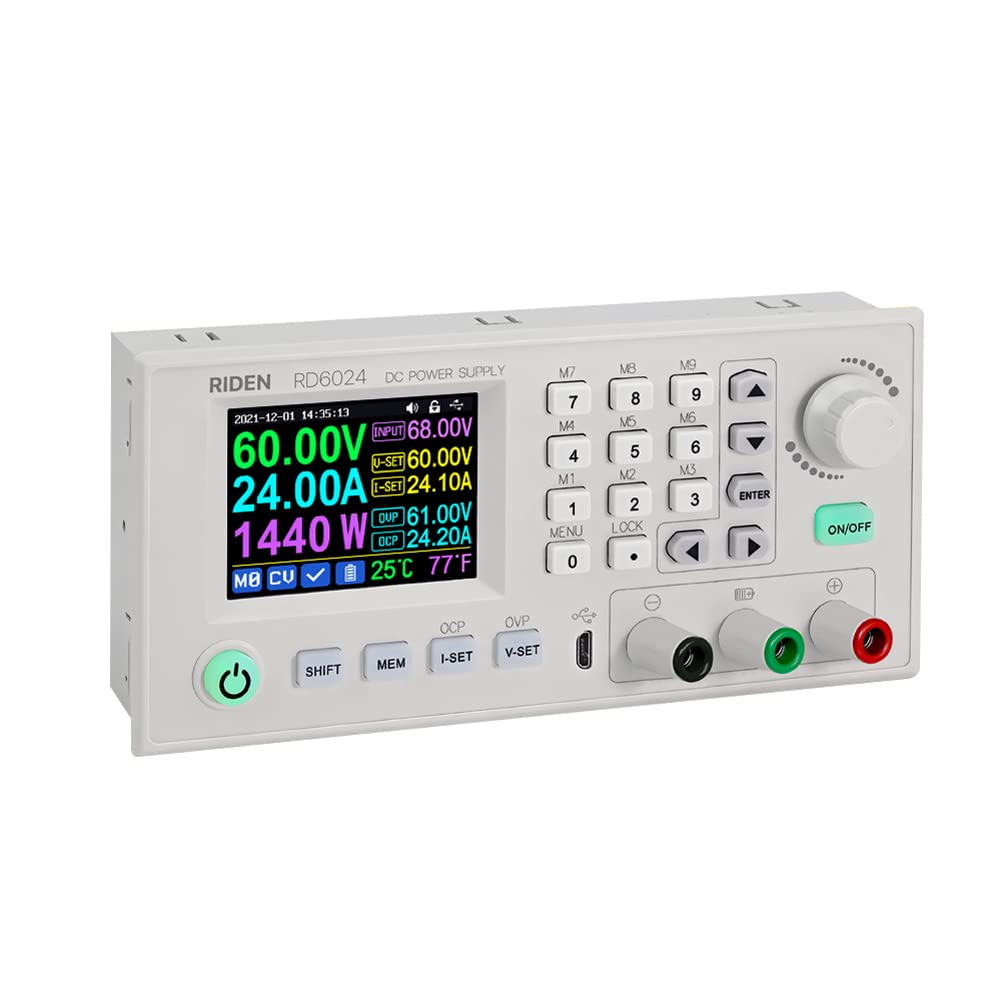 Alimentation réglable RD6024-W avec contrôle PC et mobile pour régulation haute précision 24A