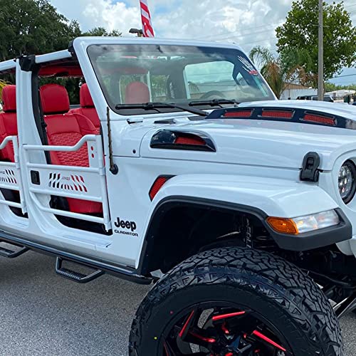 Image of BASIKER 16 Inch Antenna Fit for 2007-2026 Jeep Wrangler Gladiator JK JL 4xe | Truck Pickup Off-Road Car Accessories, Rubicon Sahara Unlimited, Long Antenna Factory Replacement, Upgrade Radio FM AM Signal