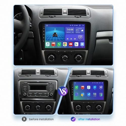 Radio coche 2 DIN para Skoda Octavia 3: moderniza tu conducción con Carplay inalámbrico 2