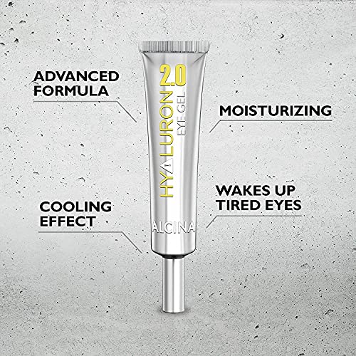 ALCINA Hyaluron 2.0 Eye Gel 1 x 15 ml - abschwellendes Augen-Gel mit Hyaluronsäure