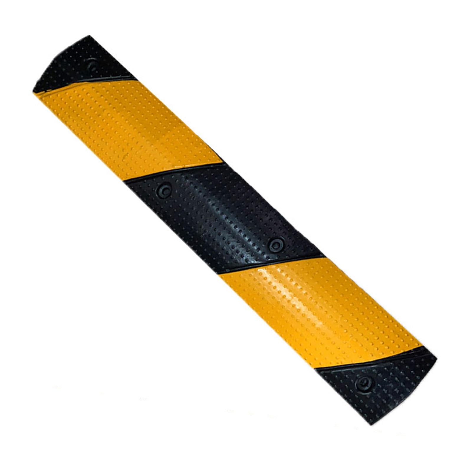 TIANQIHAO Miniature Modular Speed Bump,Light Rubber Speed Bump,Eye-Catching Road Rubber Service Ramps,For Garage Entrance,Bicycle Lane