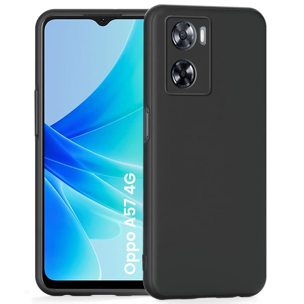 WOW IMAGINE Back Cover for Oppo A57 4G 2022 | Oppo A77 4G | Ultra Slim Soft Rubberised Case | Inner Velvet Fabric Lining | Matte Silicone Flexible Mobile Case | Camera Protection - Black (B0B5V7R1CS) Amazon Price History, Amazon Price Tracker