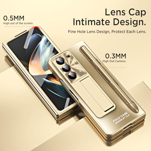 Coque Samsung Z Fold 5 ultra-mince antichoc rigide or - 3