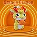 HONLANCH Animal Orange Dragon Micro Building Blocks Set（13500PCS 40cm High Series） Gift for Adults and Kids