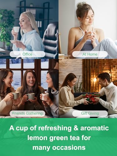 Image of TeeLux Lemongrass Tea Bags, Refreshing & Smooth Taste, Caffeine Free 100 ct | Natural Lemongrass Herbal Tea, Single Ingredient, Fresh Citrus Aroma, Sugar Free & Gluten Free, Hot or Iced