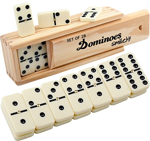 Set de Dominó Clásico para Adultos con Caja de Madera miniatura 2