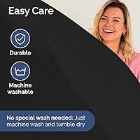 Vista 343 de Sábana encimera de bolsillo profundo, más suave que el algodón egipcio, 1 sábana encimera para colchón tamaño Queen