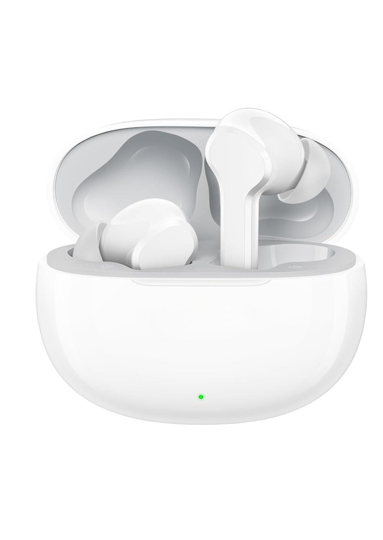 Compatible with Realme Buds T310 Earphones, Bluetooth 5.4 Connectivity, Long Playback-(White)-image-27