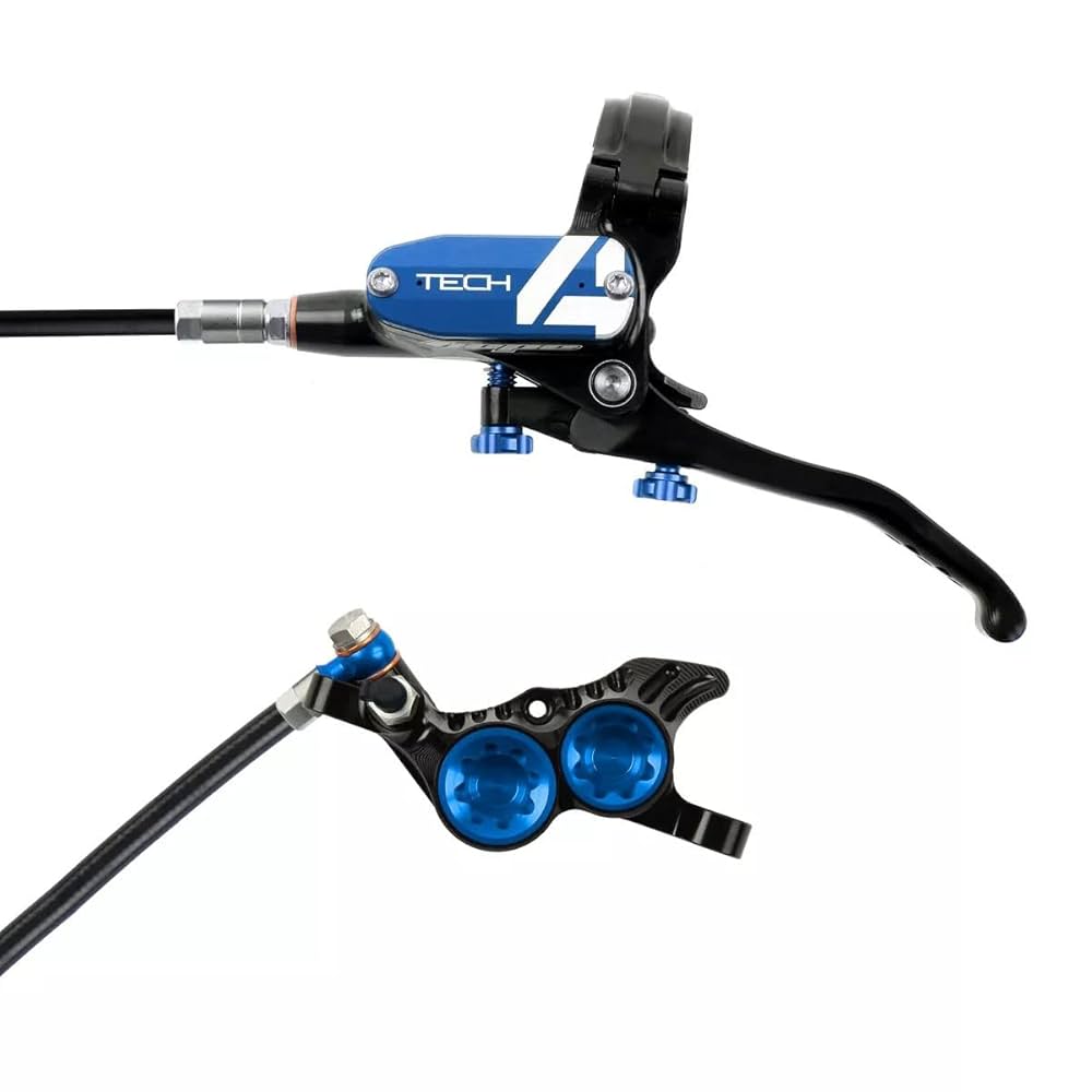 hope　4点セット Amazon.com: Hope Tech 4 V4 Disc Brake and Lever Set Blue