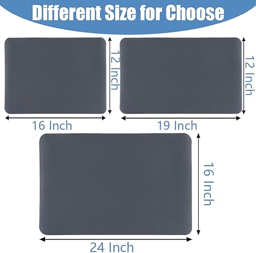 Miniatura 9 de TCASH Tapete de secado de platos para encimera de cocina, 24 x 16 pulgadas, tapete de drenaje súper abosrbente, almohadilla de secado de platos