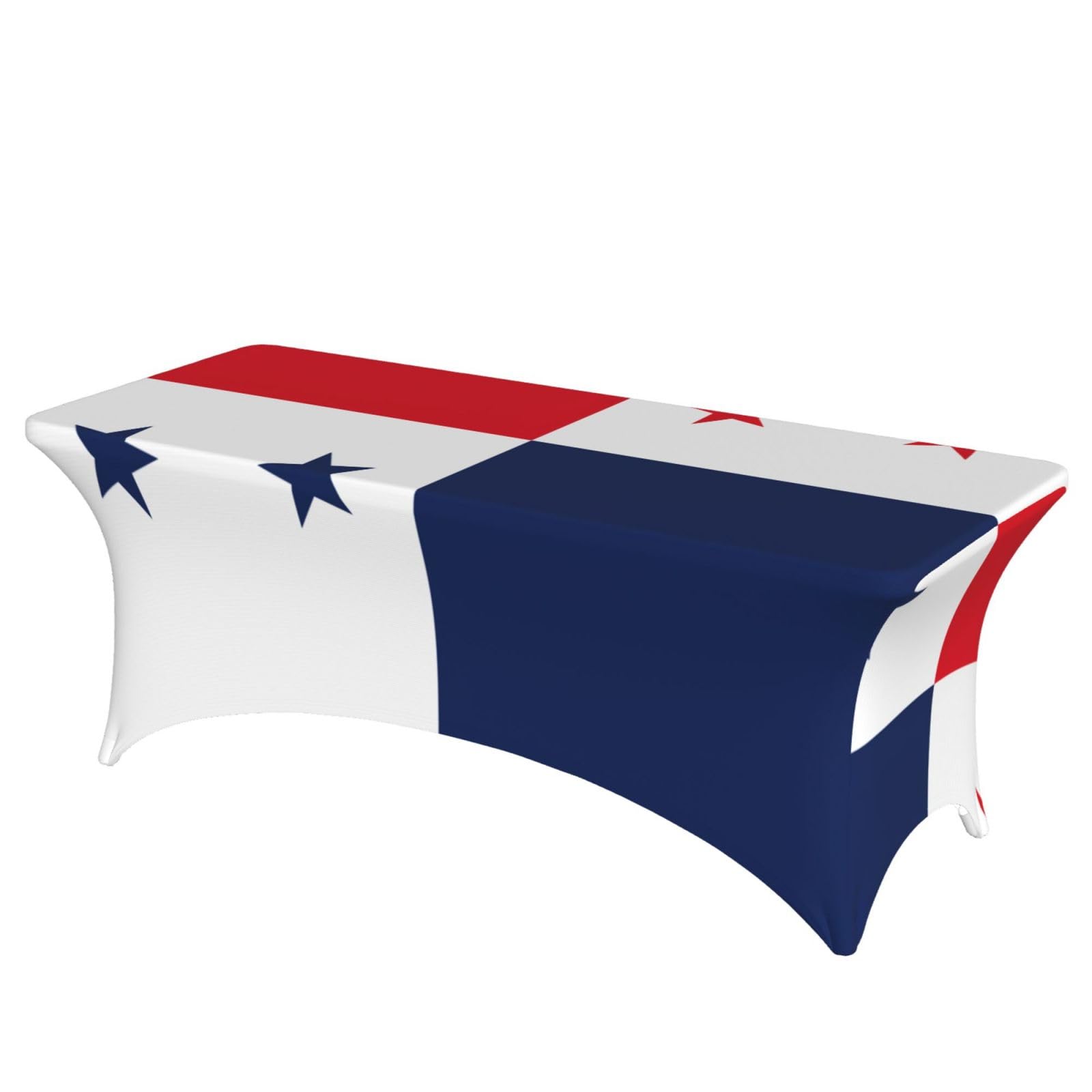 Housse élasthanne rectangulaire EdWal 1,8 m motif drapeau Panama robuste