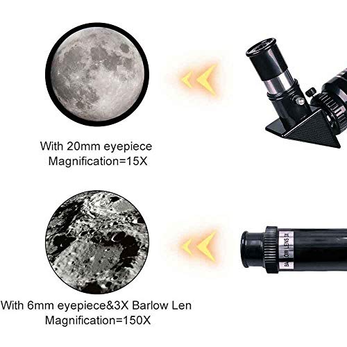 Telescopio Refractor Astronómico 70mm para Niños y Principiantes miniatura 4