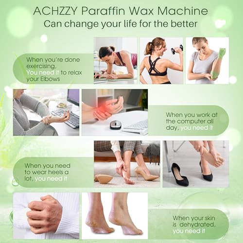 Achzzy Refil de cera de parafina natural, pacote com 12 blocos de parafina de perfume de Aloe para c