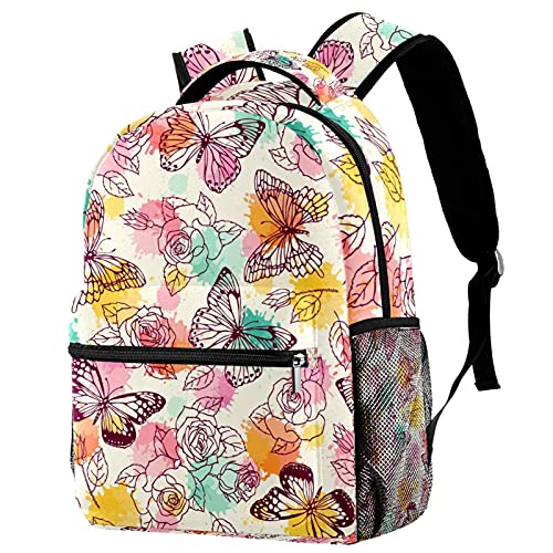 Sac à dos ordinateur portable grande capacité multicolore pour fille garçon et adulte
