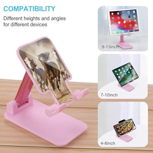 Support de téléphone pliable pour bureau réglable Trois chevaux