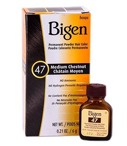 Bigen Permanent Powder Hair Color - 47 Medium Chestnut by Bigen