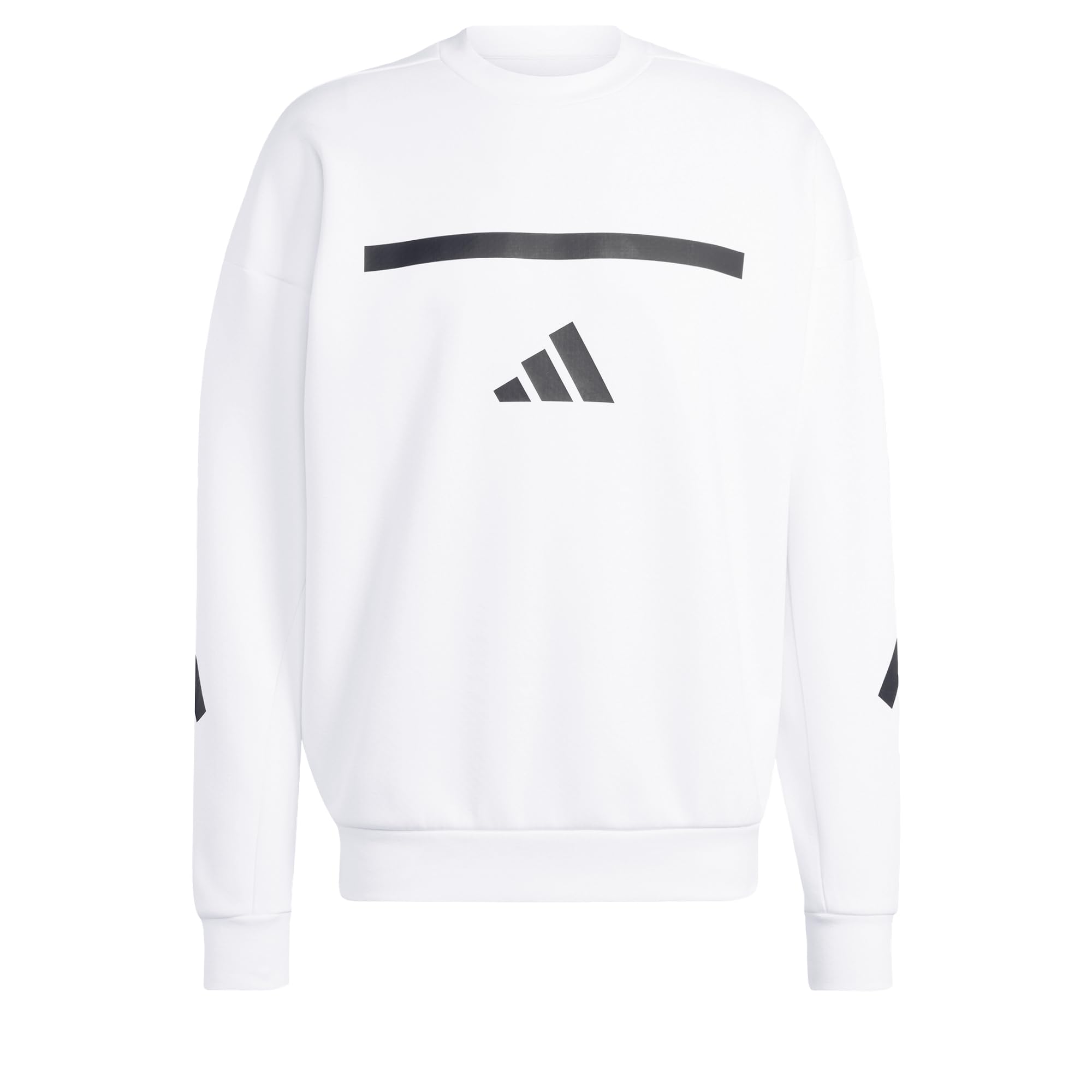 adidas Mens Z.N.E. Crew Sweatshirt White XL