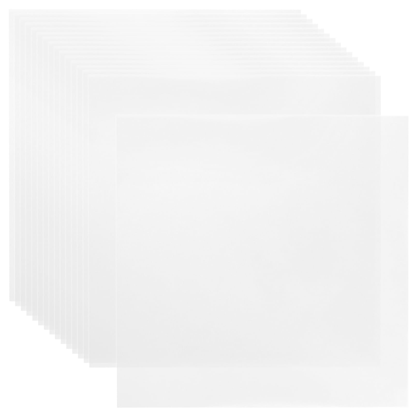 Films en Mylar pour peinture et pochoirs carrés transparents de 30,5 cm lot de 50