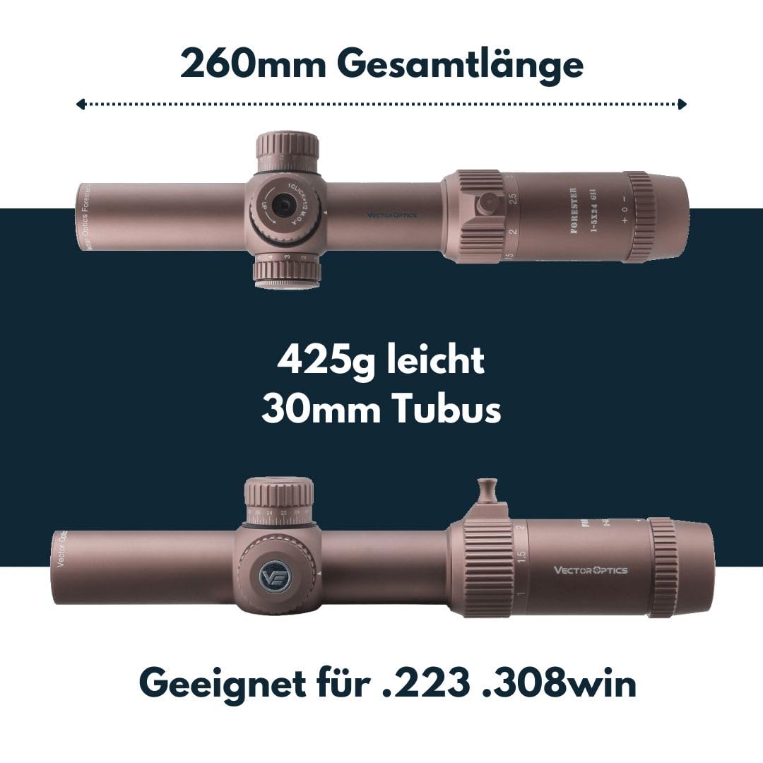 Vector Optics SCOC-32 Forester GenII Coyote FDE Riflescope for