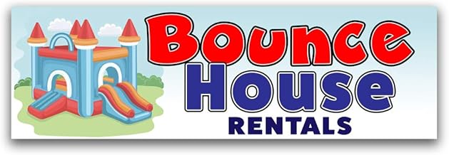 Bounce House Rentals Vinyl Banner (Size Options) Medium - 30x96