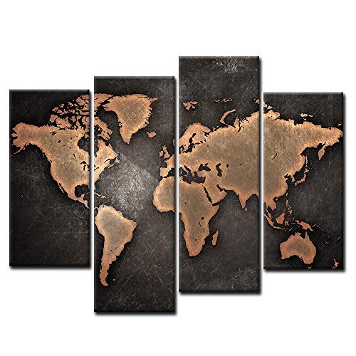 General World Map Black Background Wall Art Painting Pictures Print On Canvas Art The Picture For Home Modern Decoration steampunk buy now online General World Map Black Background Wall Art Painting Pictures Print On Canvas Art The Picture For Home Modern Decoration steampunk buy now online