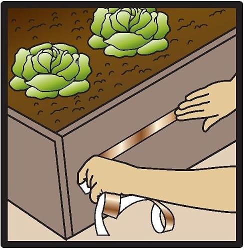 GONZO 9001 Copper Stopper Slug & Snail Barrier & Rodent Mesh - 5" x30 ft. Roll - Garden Mesh Protection for Potted Plants - Not for Sale in California - Thumbnail 7