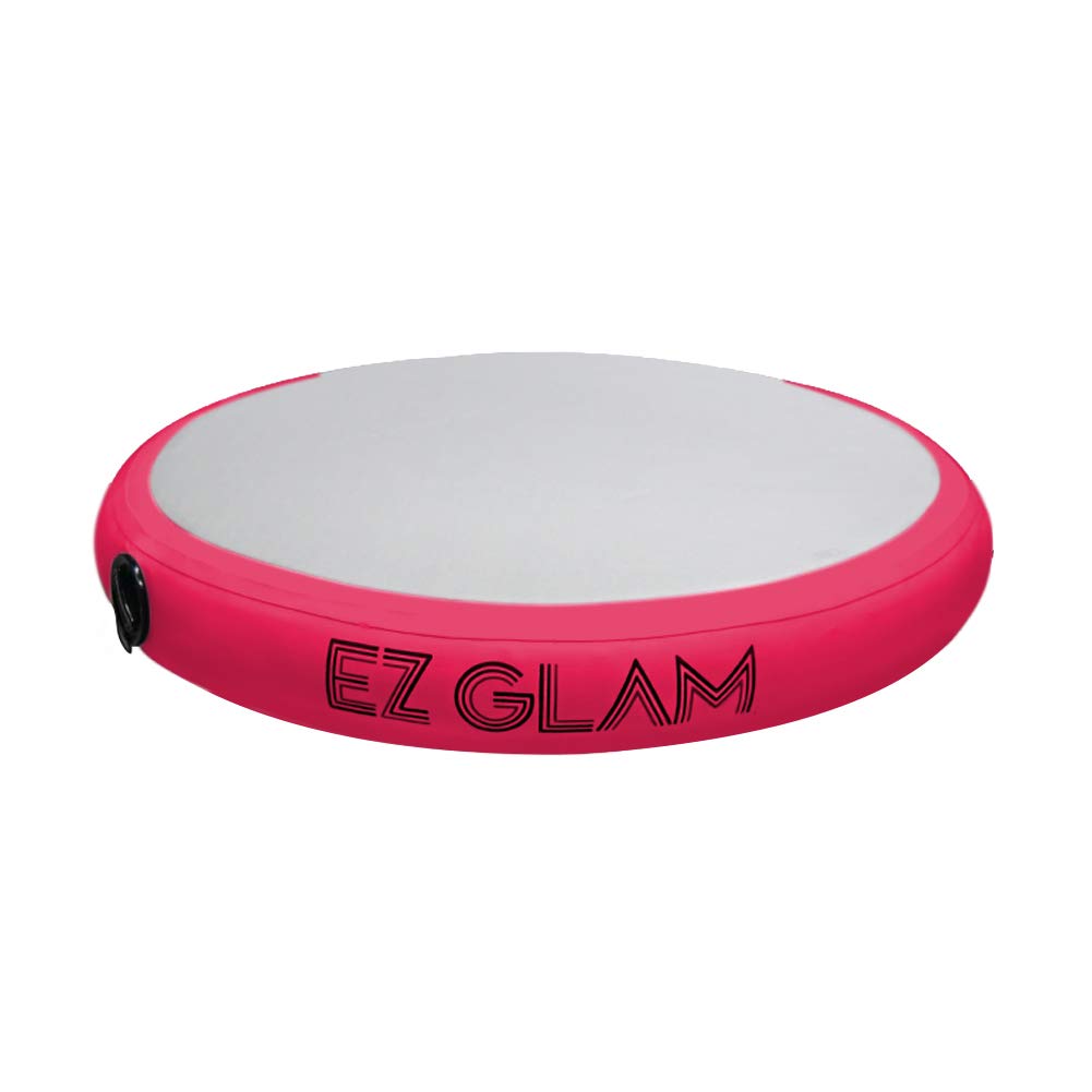 GLANT Air Mat Tumble Track AirSpot - Gymnastics Training Springboard - Round Inflatable Springboard