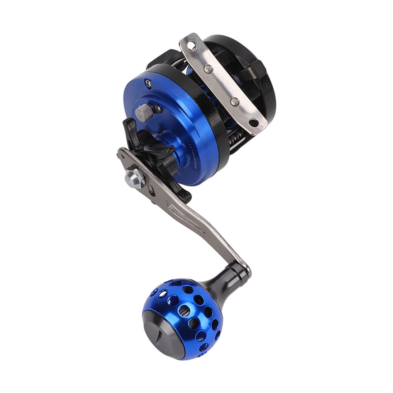 Metalowy kołowrotek 7 + 1BB |Hamulec elektromagnetyczny 6KG na duże ryby |Kołowrotek High Speed ​​4,7:1 do wędkarstwa morskiego/surfingowego/kempingowego |Lekki stop aluminium