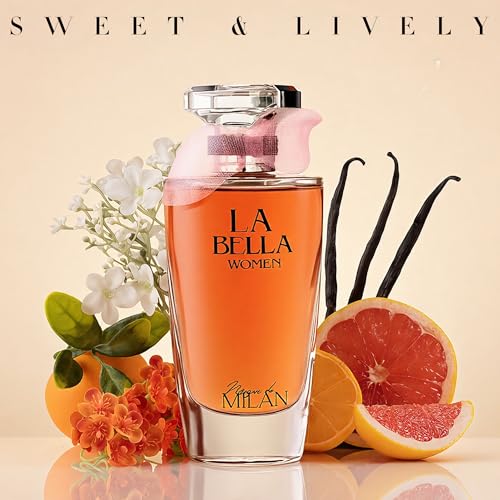Image of AFLUXE LA BELLA, Perfume for Women, Long Lasting EDP, Feminine Scent, Delicate Fragrances for Women, Day to Night Wear, 3.4 Fl Oz (LA BELLA)