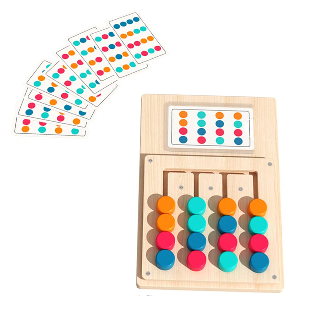 Activités sur la Démence pour les Personnes Âgées, Bois Alzheimer Jeux avec 12 Cartes, Jeux de Mémoire pour Adultes